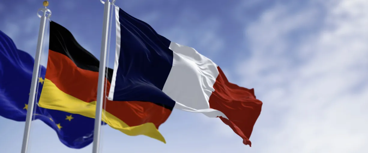 Drapeaux Europe Allemagne France
