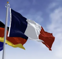 Drapeaux Europe Allemagne France
